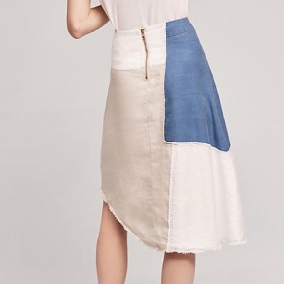 🍂Anthropologie Asymmetrical Skirt - Picture 2 of 5